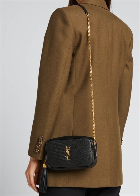 mini lou quilted leather crossbody bag ysl|Saint Laurent Lou Mini YSL Camera Bag in Smooth Quilted Leather.